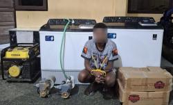 Bobol Ruko Laundry di Sentani, Pemuda Berinisial AK Dicokok Polres Jayapura