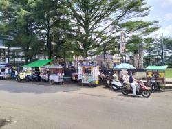 Sempat Tutup Sementara, PKL di Alun-alun Buka Kembali, Ini Kata Kapolsek Malingping