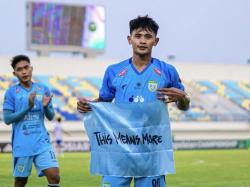 Kado Manis HUT ke-59, Persela Menang Telak 7-1 atas Persipal