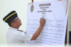 Jalankan Komitmen Moral, Lapas Palembang Berikrar Wujudkan Zero Handphone, Pungli dan Narkoba