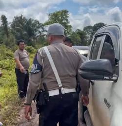Tabrak Pemotor Lansia 72 Tahun di Katingan, Mobil Perusahaan Kabur Berhasil Diamankan Petugas
