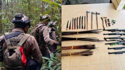 Operasi Pascakontak Tembak di Yahukimo, Aparat Sita Sejumlah Senjata