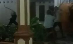 Gengster Berulah di Kendal Dini Hari, Fasilitas Umum dan Rumah Warga Rusak