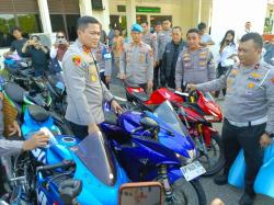 Ratusan Motor Knalpot Brong Terjaring Razia dalam Balap Liar di Batam