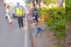 Kain Baju Terlilit Rantai, Pengendara Motor Perempuan Jatih di Jalan Raya Kalitidu