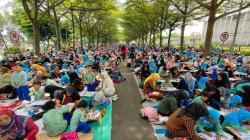 Rayakan Hari Kartini, 6.000 Peserta Ikuti Lomba Mewarnai Berbasis Teknologi di Kediri