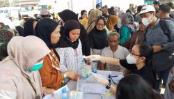 Bantu Warga Kurang Mampu, Kodim 0623/Cilegon Cek Kesehatan dan Pengobatan Gratis