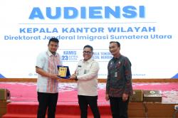 Wujudkan Pariwisata dan Investasi berkualitas, Kakanwil Imigrasi Sumut Kunjungi Gubernur Bobby Nasut
