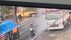 Terekam CCTV, Kecelakaan Maut di Maros Tewaskan Pengendara Motor
