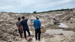 Polisi Tertibkan Tambang Timah Ilegal di Belinyu, 2 Pemilik dan Alat Berat Diamankan