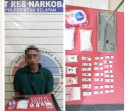 Satresnarkoba Polres Aceh Selatan Ungkap Kasus Penyalahgunaan Narkotika, 1 Pelaku Ditangkap