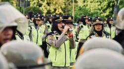 Latihan Unit Negosiator, Polda Jateng Perkuat Kemampuan Polwan Redam Ketegangan Massa Demo