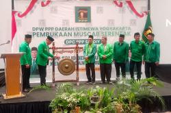 Buka Muscab 5 DPC PPP se-DIY, Mardiono: PPP Tidak Cukup Dihati, Suara Harus sampai TPS