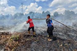 Kebakaran Lahan Gambut 0,12 Haktare Berhasil Dipadamkan Tim Dalkarhutla Dishut Kalteng