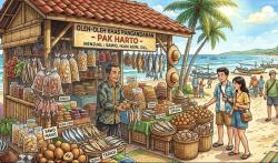 Bikin Haru! Kejujuran Pedagang Oleh-Oleh di Pantai Barat Pangandaran Tuai Pujian