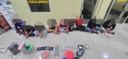 Polisi Gerebek Sarang Narkoba di Pinggir Rel Tanah Abang, 9 Orang Dicokok 