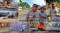 Keluarga Korban Pembunuhan Masih Blokade Jalan di Kota Sorong, Aparat : Proses Hukum Masih Berjalan