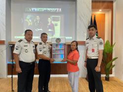 Peringati HBP ke-62, Rutan Salatiga Bagikan Gerobak dan Sembako untuk Warga