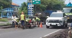 Perbaikan Jalan Siang Hari Picu Macet Parah di Trosobo, Antrean Mengular hingga 5 Kilometer