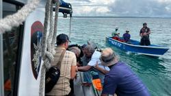 Satpolairud Sorong Kota Temukan Nelayan Hilang di Perairan Pulau Matan