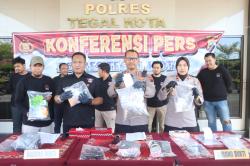 Polres Tegal Kota Bongkar 10 Kasus Narkoba, Modus Online hingga COD