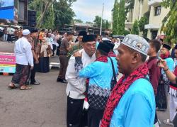Bupati Grobogan Lepas Keberangkatan Jemaah Haji, Doakan Kembali Menjadi Haji Mabrur