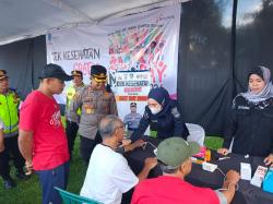 Polres Salatiga Buka Layanan Cek Kesehatan Gratis saat May Day 2026