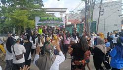 Perangi Narkoba, Ratusan Warga Makassar Ikut Senam Sehat Bareng MAKI Sulsel