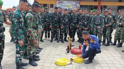 Sinergi Damkar dan TNI, Perkuat Sistem Tanggap Darurat Kebakaran di Indramayu Barat