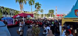 Kemeriahan Harmoni May Day 2026, Ribuan Warga Jember Ikuti Jalan Sehat Bersama