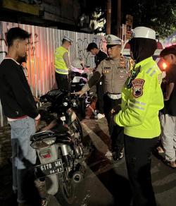 Puluhan Kendaraan Berknalpot Brong di Banyumas Ditindak Polisi