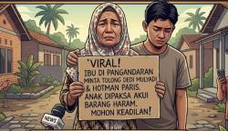 Viral! Ibu di Pangandaran Minta Tolong KDM dan Hotman Paris, Anak Dipaksa Akui Miliki Obat Terlarang