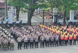 Nelayan Pati Gelar Unjuk Rasa, 1.456 Personel Diterjunkan Layani Peserta Aksi Secara Humanis
