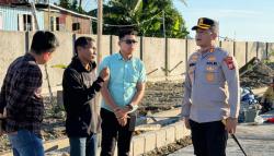 Kapolres Barru Sidak Proyek Kampung Nelayan, Pastikan Tak Ada Celah Masalah