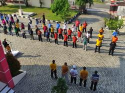 Inovasi “Sensasi” Kecamatan Gesi Sragen, Senam Bareng Sambil Serap Aspirasi Warga