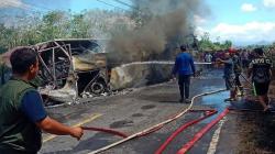 Kecelakaan Maut di Muratara! Bus ALS Terbakar Usai Tabrak Truk Tangki, 16 Nyawa Melayang