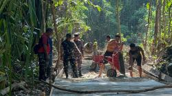 TMMD 128 Kodim Manokwari Ubah Wajah Infrastruktur Kampung Tanah Rubuh