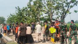 Antusiasme Warga Sambut Brigjen TNI Joni Pardede Turun ke Lokasi TMMD Desa Puro