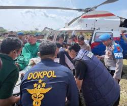 3 Korban Bus ALS Dirujuk ke RS Bhayangkara Palembang, 1 Dibawa Pakai Helikopter Polri