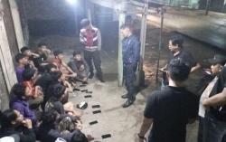 Sikat Habis Gangguan Malam, Satbrimob Polda Metro Amankan Remaja Balap Liar di Pamulang