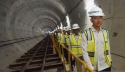 Progres Proyek MRT Bundaran HI-Kota Capai 59% : Wapres Gibran: Ini Luar Biasa