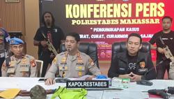 Tebas Bocah 13 Tahun, 5 Anggota Geng Motor Diringkus di Makassar