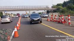 Pagi Ini Contraflow Diberlakukan di KM 55 hingga KM 65 Jakarta-Cikampek 