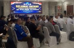 Polres Cilegon Polda Banten Gelar Rapat Koordinasi Penertiban Jam Operasional Truk Angkutan Material