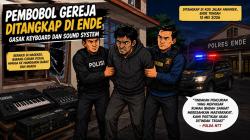 Dua Gereja Dibobol dalam Sepekan, Polisi Nagekeo Ungkap Aksi Pencurian Berantai