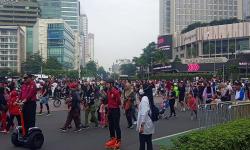 CFD Rasuna Said Ditiadakan, Ruas Jalan Sudirman-Thamrin Kembali Diserbu Warga