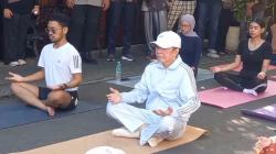 Ikut Yoga di Solo, Jokowi: Saya Sering Kok