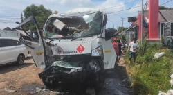 Tabrakan Beruntun di Jalur Pantura, Truk Tangki Hantam Pikap, Motor Hingga Bus Parkir