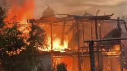 Rumah Warga di Dusun Pucceda Terbakar Saat Ditinggal Kosong