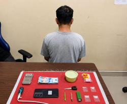 Buruh Harian di Palangka Raya Ditangkap, Polisi Sita 4 Paket Sabu